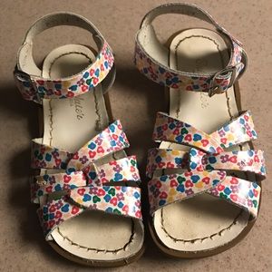 Floral Salt Water sandals size 11 girls.